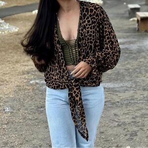 Forever 21 Olive Braided Knit Tank Top